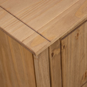 vidaXL TV Cabinet 120 x 40 x 50 cm Solid Panama Pine Wood