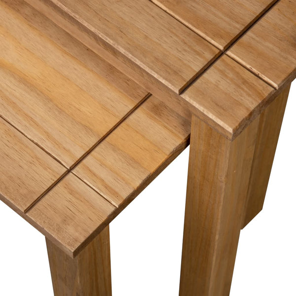 vidaXL Nesting Tables 2 pcs Solid Pinewood Panama