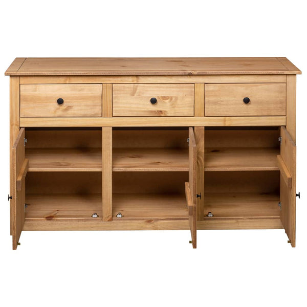 vidaXL Sideboard 135 x 40 x 80 cm Solid Panama Pine