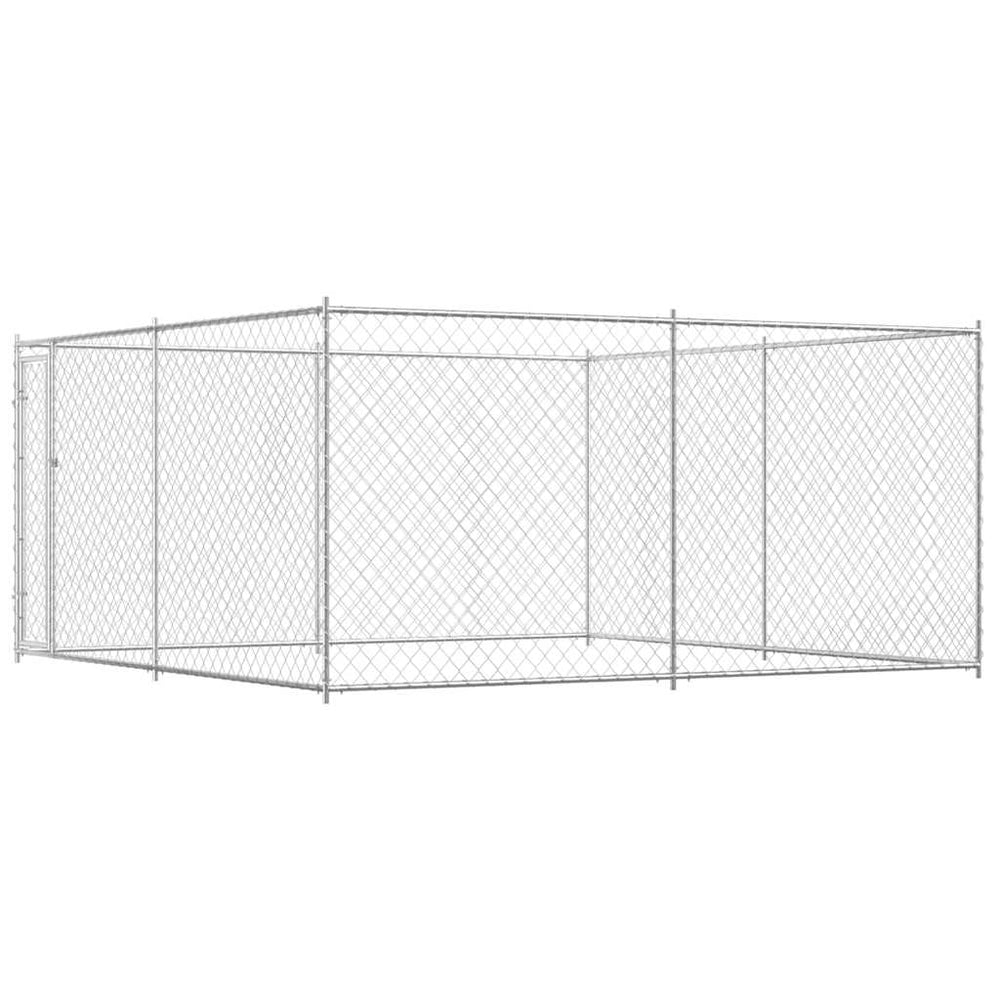 Outdoor-Hundezwinger 383x383x185 cm