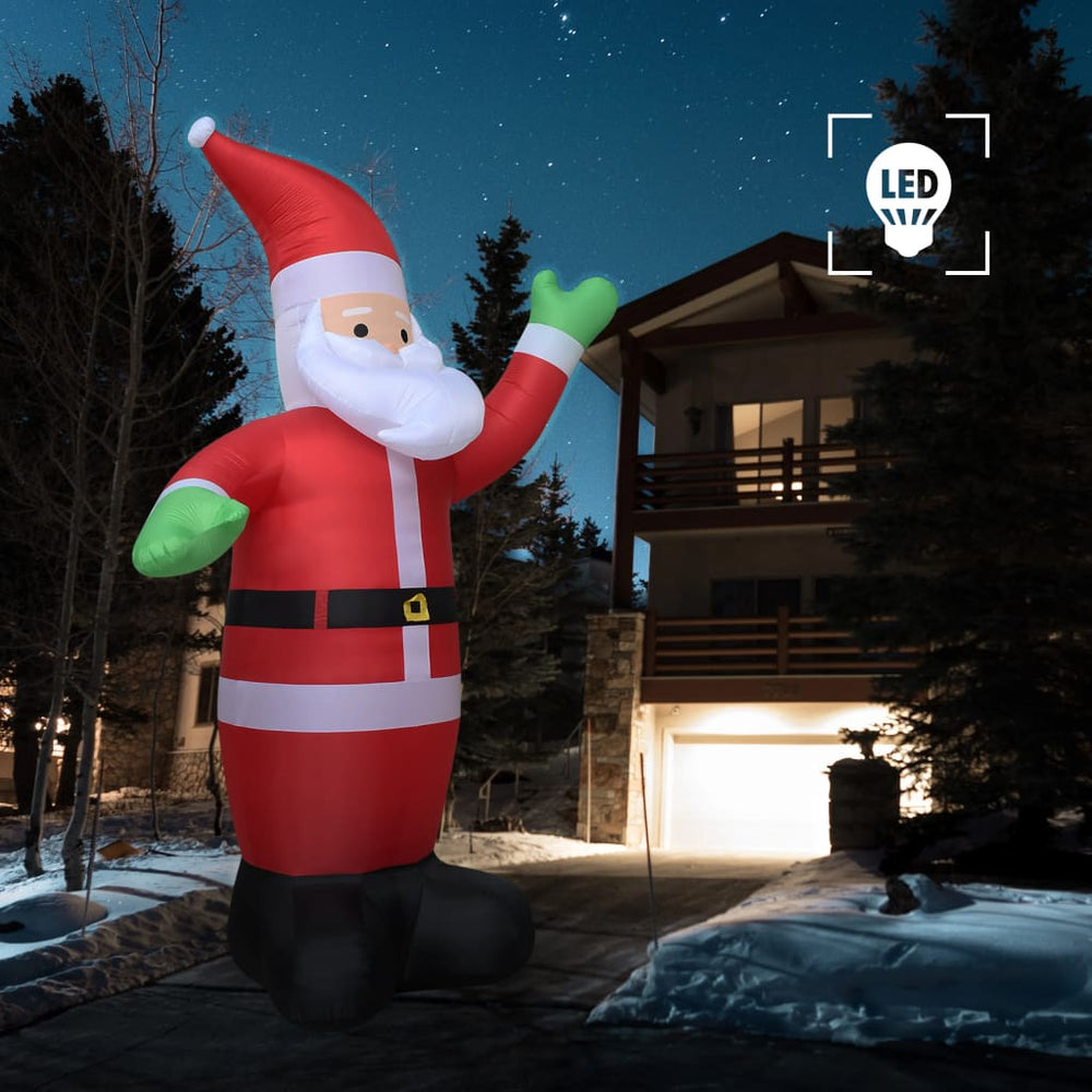 vidaXL Inflatable Santa Claus LED IP20 600 cm XXL