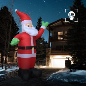 vidaXL Inflatable Santa Claus LED IP20 600 cm XXL