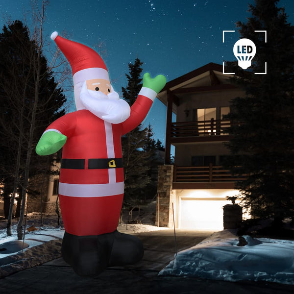 vidaXL Inflatable Santa Claus LED IP20 600 cm XXL
