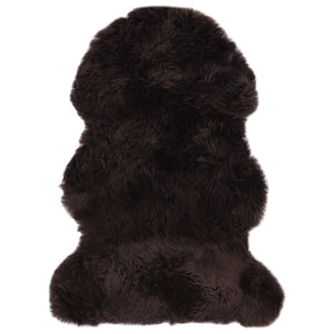 vidaXL Sheepskin Rug 60x90 cm Brown