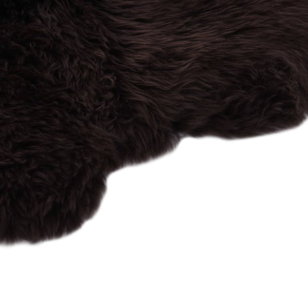 vidaXL Sheepskin Rug 60x90 cm Brown