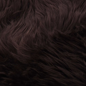 vidaXL Sheepskin Rug 60x90 cm Brown