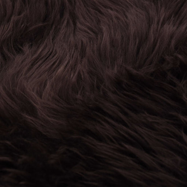vidaXL Sheepskin Rug 60x90 cm Brown