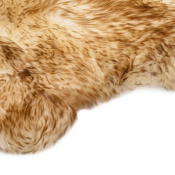 vidaXL Sheepskin Rug 60x90 cm Brown Melange