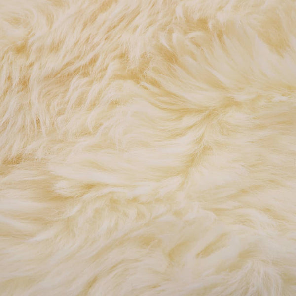 vidaXL Sheepskin Rug 60x180 cm White