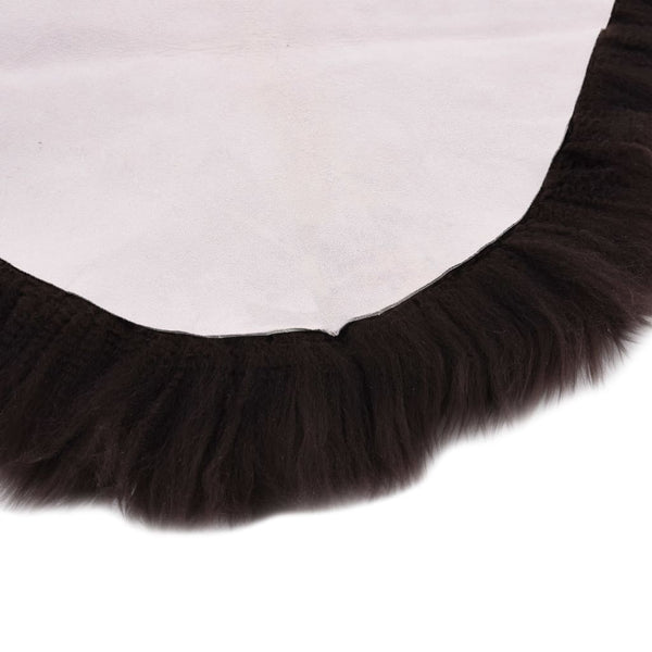 vidaXL Sheepskin Rug 60x180 cm Brown