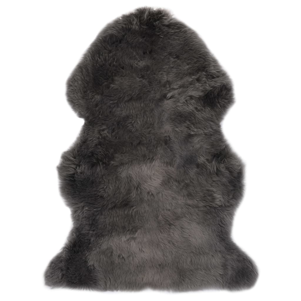 vidaXL Sheepskin Rug 60x90 cm Light Gray