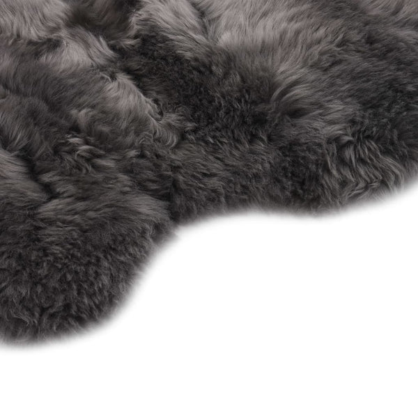 vidaXL Sheepskin Rug 60x90 cm Light Gray
