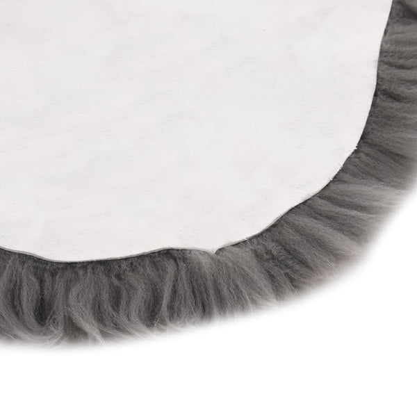 vidaXL Sheepskin Rug 60x90 cm Light Gray