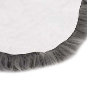 vidaXL Sheepskin Rug 60x90 cm Light Gray