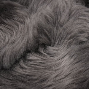 vidaXL Sheepskin Rug 60x90 cm Light Gray