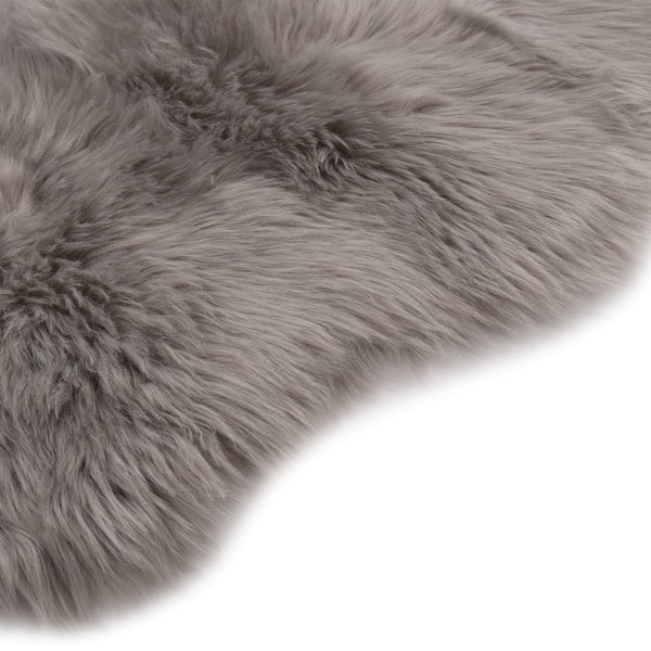 vidaXL Rug 60x90 cm Faux Sheepskin Light Gray