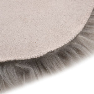 vidaXL Rug 60x90 cm Faux Sheepskin Light Gray