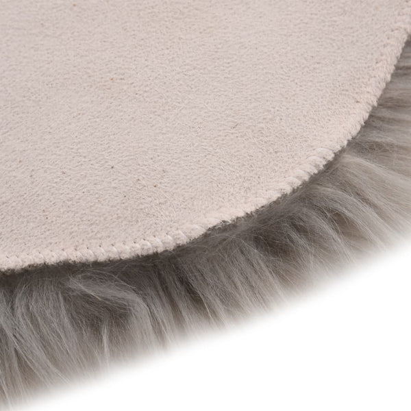 vidaXL Rug 60x90 cm Faux Sheepskin Light Gray