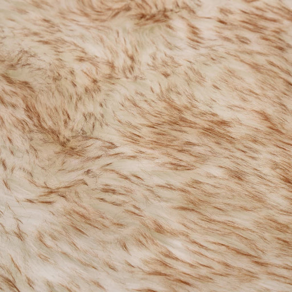 vidaXL Rug 60x90 cm Faux Sheepskin Brown Melange