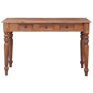 vidaXL Desk with Drawers 117x57x75 cm Solid Reclaimed Wood