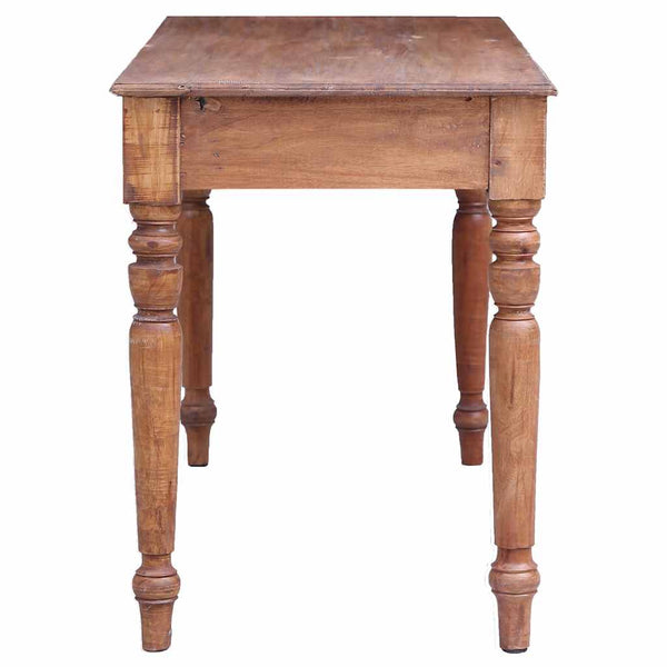 vidaXL Desk with Drawers 117x57x75 cm Solid Reclaimed Wood