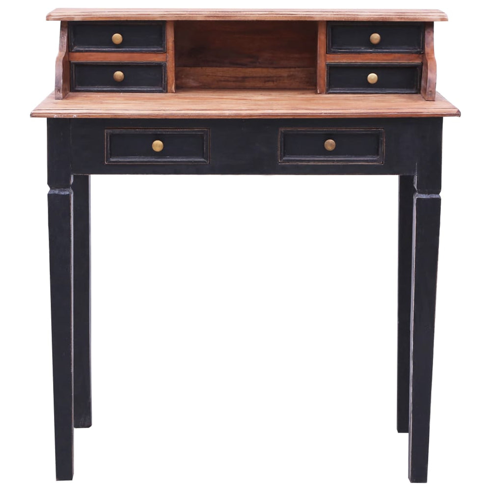 vidaXL Desk with Drawers 90x50x101 cm Solid Reclaimed Wood