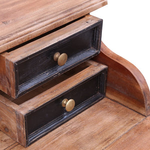 vidaXL Desk with Drawers 90x50x101 cm Solid Reclaimed Wood