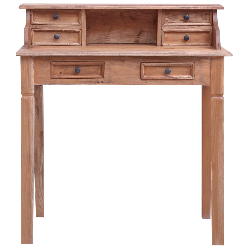 vidaXL Desk with Drawers 90x50x101 cm Solid Reclaimed Wood