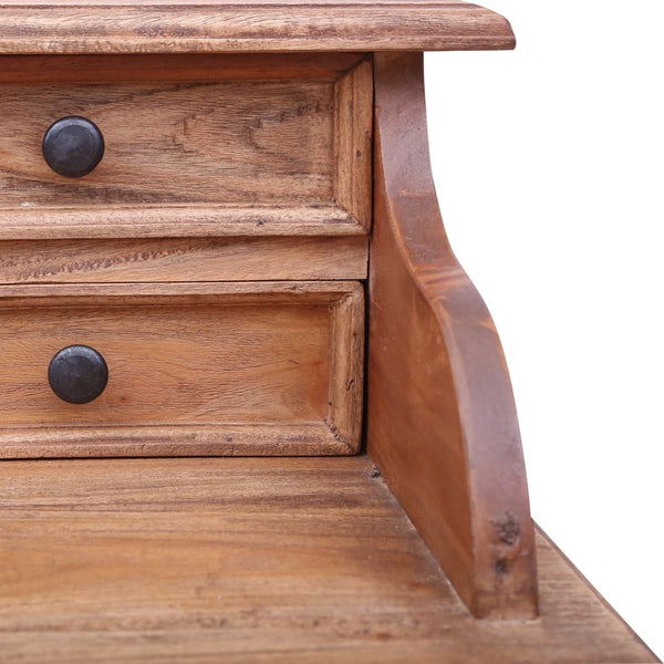 vidaXL Desk with Drawers 90x50x101 cm Solid Reclaimed Wood