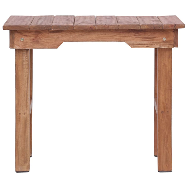 vidaXL Side Table 70 x 35 x 60 cm Solid Mahogany Wood