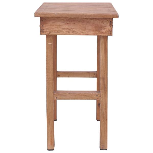vidaXL Side Table 70 x 35 x 60 cm Solid Mahogany Wood