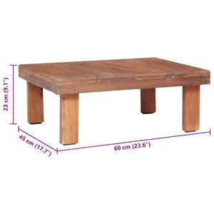 vidaXL Coffee Table 60x45x23 cm Solid Reclaimed Wood