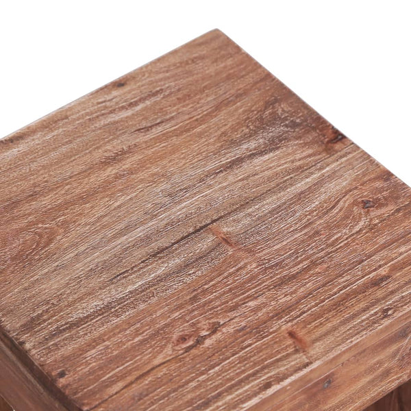 vidaXL Coffee Table 30x30x30 cm Solid Reclaimed Wood