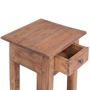 vidaXL Plant Stand 30x30x75 cm Solid Reclaimed Wood