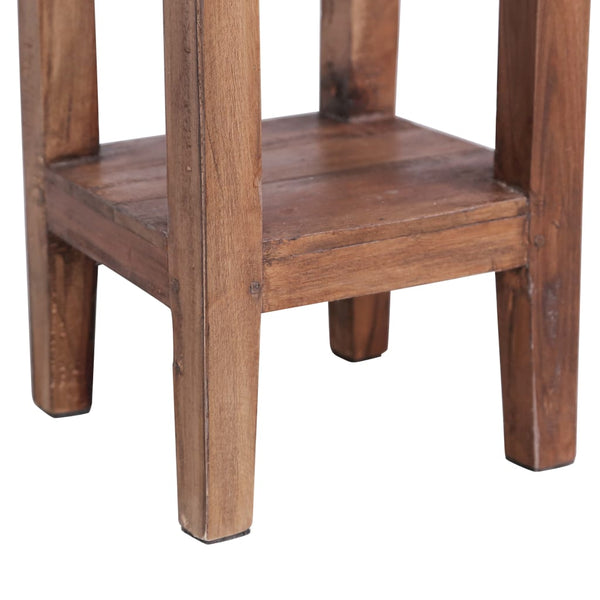 vidaXL Plant Stand 30x30x75 cm Solid Reclaimed Wood