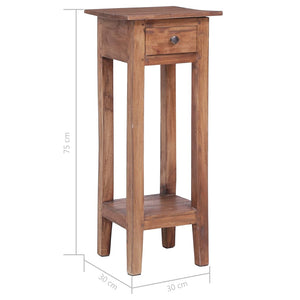 vidaXL Plant Stand 30x30x75 cm Solid Reclaimed Wood