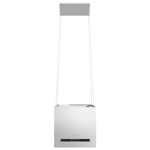 vidaXL Island Range Hood Touch Sensor LCD 37 cm Stainless Steel