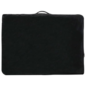 vidaXL 3-Zone Massage Table Wooden Frame Anthracite 186x68 cm