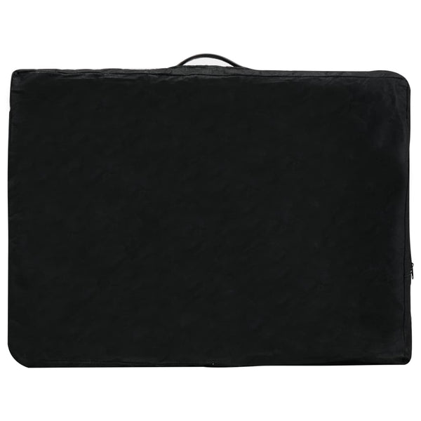 vidaXL 2-Zone Massage Table Aluminum Frame Anthracite 186x68 cm