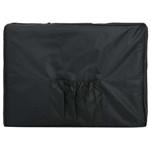 vidaXL 4-Zone Massage Table with Aluminum Frame Anthracite 186x68 cm