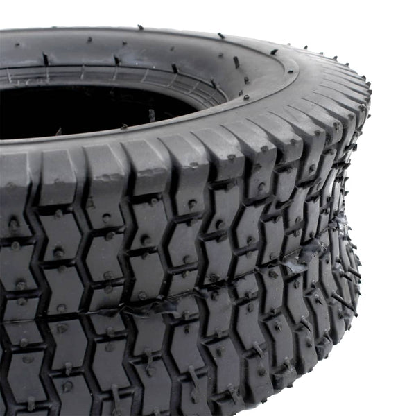 vidaXL Wheelbarrow Tyres 2 pcs. 13x5.00-6 4PR Rubber