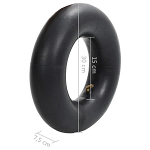 vidaXL Wheelbarrow Inner Tubes 2 pcs. 13×5.00-6 Rubber