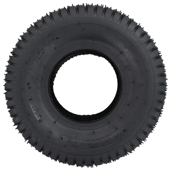 vidaXL Wheelbarrow Tyres 2 pcs. 15x6.00-6 4PR Rubber