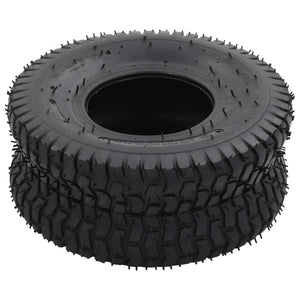 vidaXL Wheelbarrow Tyres 2 pcs. 15x6.00-6 4PR Rubber