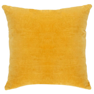 vidaXL Cotton Velvet Cushion 2 pcs. 45×45 cm Yellow