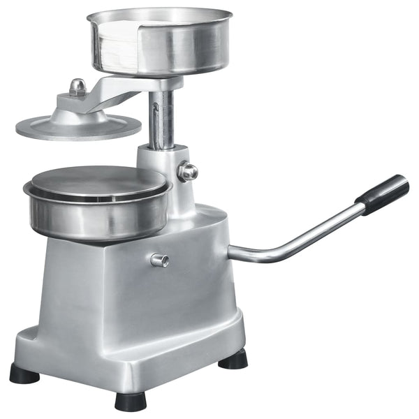 vidaXL Hamburger Press with 500 Wax Papers Aluminum 10 cm