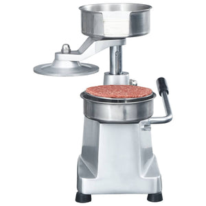 vidaXL Hamburger Press with 500 Wax Papers Aluminum 10 cm