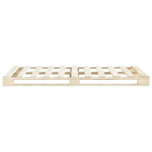 vidaXL Pallet Bed Solid Pine Wood 200x200 cm