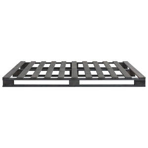 vidaXL Pallet Bed Grey Solid Pine Wood 200x200 cm
