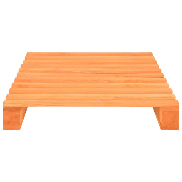 vidaXL Pallet Bed Brown Solid Pine Wood 90x200 cm